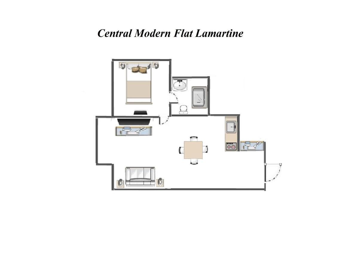 Central Modern Flat Lamartine 尼斯 外观 照片
